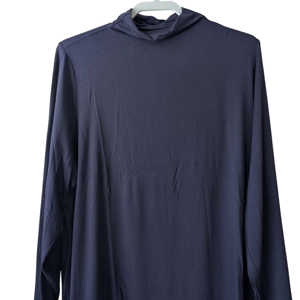 JOAN RIVERS WOMEN'S TWILIGHT WARDROBE BUILDERS BUTTERSOFT FUNNEL NECK SIZE XL - Picture 5 of 7